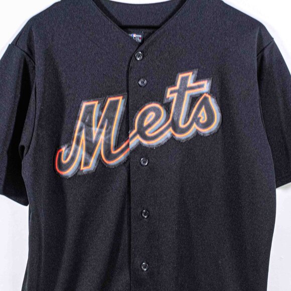 New York Mets David Wright Alternate Jersey Majestic Made in USA Medium MLB - Picture 3 of 10